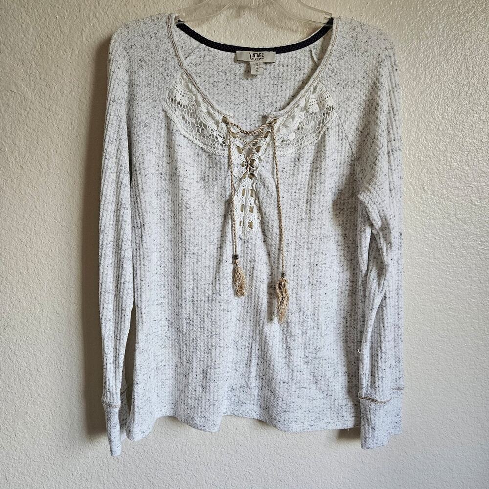 Vintage America Blues Long Sleeve Shirt XL